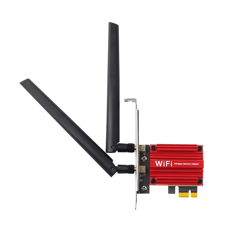 Преобразователь адаптера M.2 для Wi-Fi карты PCI-Express X1/4/8/16 слот AX210 AX200 9260 8265 Bluetooth