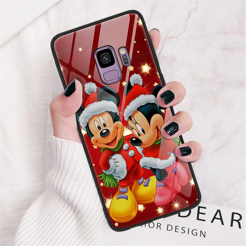 С рисунком рождественского оленя чехол для samsung Galaxy A30 A40 A50 A70 M20 J4 J6 A6 A7 A8 A9 J5 J7 S8 S9 S10 Plus Note 8 9 10 Pro Caso - Цвет: sdmniqi