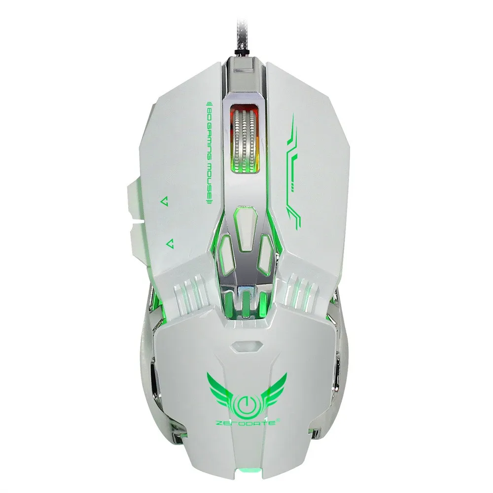 Профессиональная Проводная игровая мышь OMESHIN X800 с 4 регулируемыми светодиодными