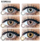 Натуральные контактные линзы orella, 1 пара, цветные косметические линзы серии Лебедь для глаз, красота, цветные линзы ed