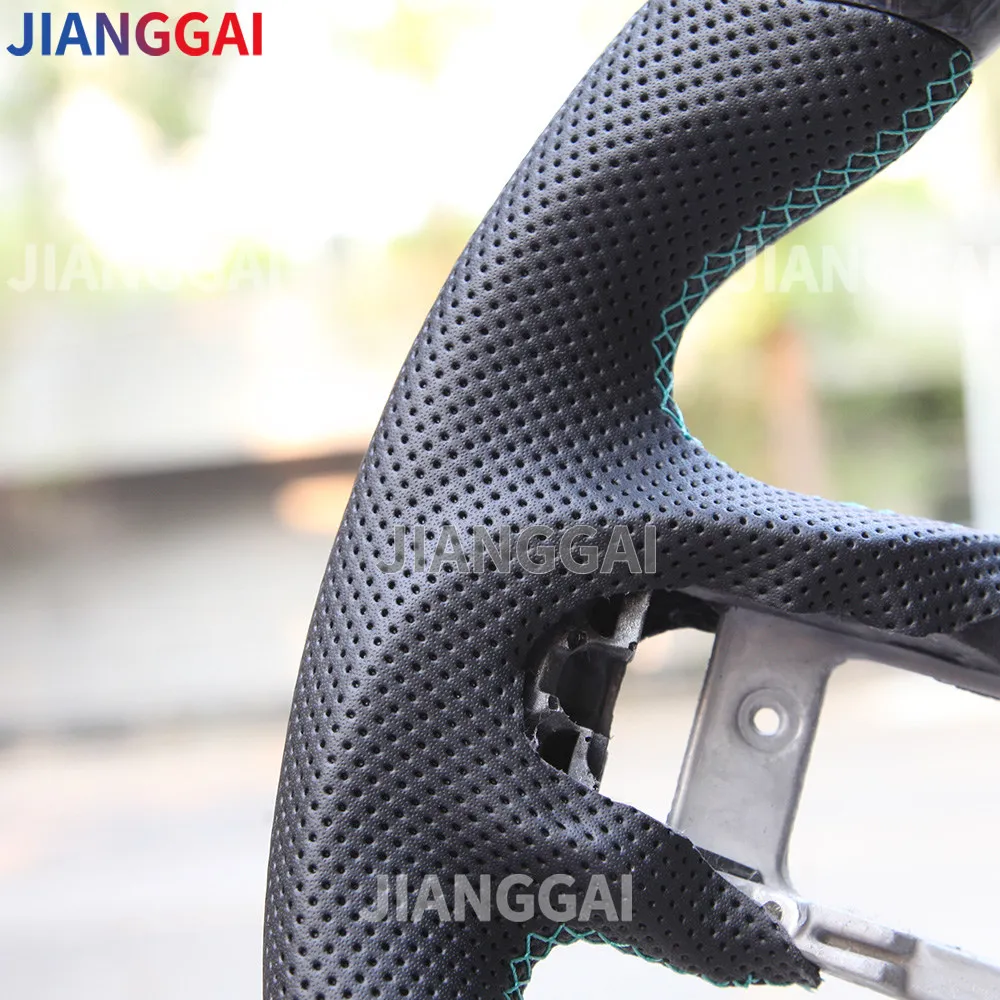 Светодиодное Автомобильное рулевое колесо 100% углеродное волокно