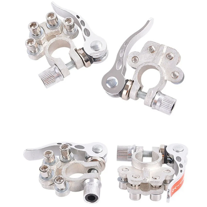 

1 Pair Battery Terminal Connectors Top Post Battery Terminal Ends Copper Plate Positive Negative Applicated in Car Boat