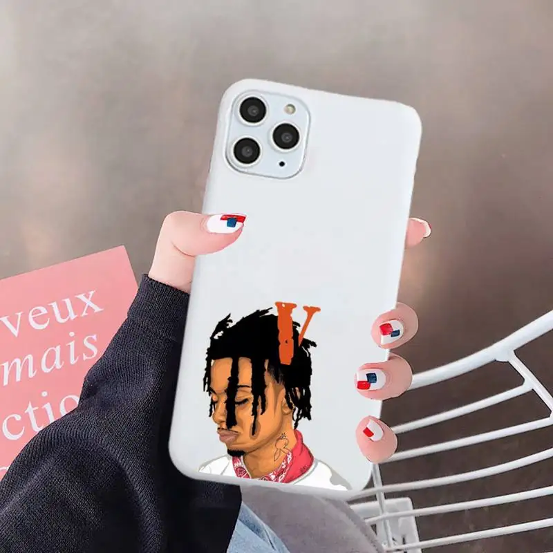 

Playboi Carti American rapper Phone Case Candy Color for iPhone 6 7 8 11 12 s mini pro X XS XR MAX Plus
