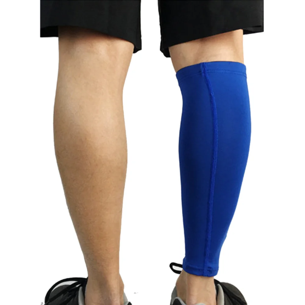 

One Piece Unisex Calf Leg Sleeve Shin Guard Support Calf Socks for Men Running Cycling Hiking Badminton Footba