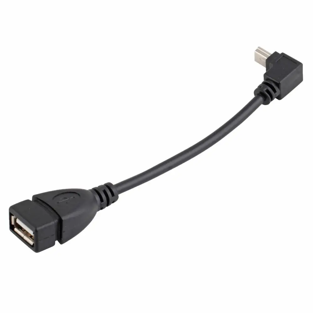 Переходник с USB A «Мама» на Mini 5P USB B «папа», 1 шт., кабель OTG 10 см высокого качества до 480 Мбитс, стандарт оптовой продажи (art.: 3920bb34c2f20) - 3920bb34c2f20