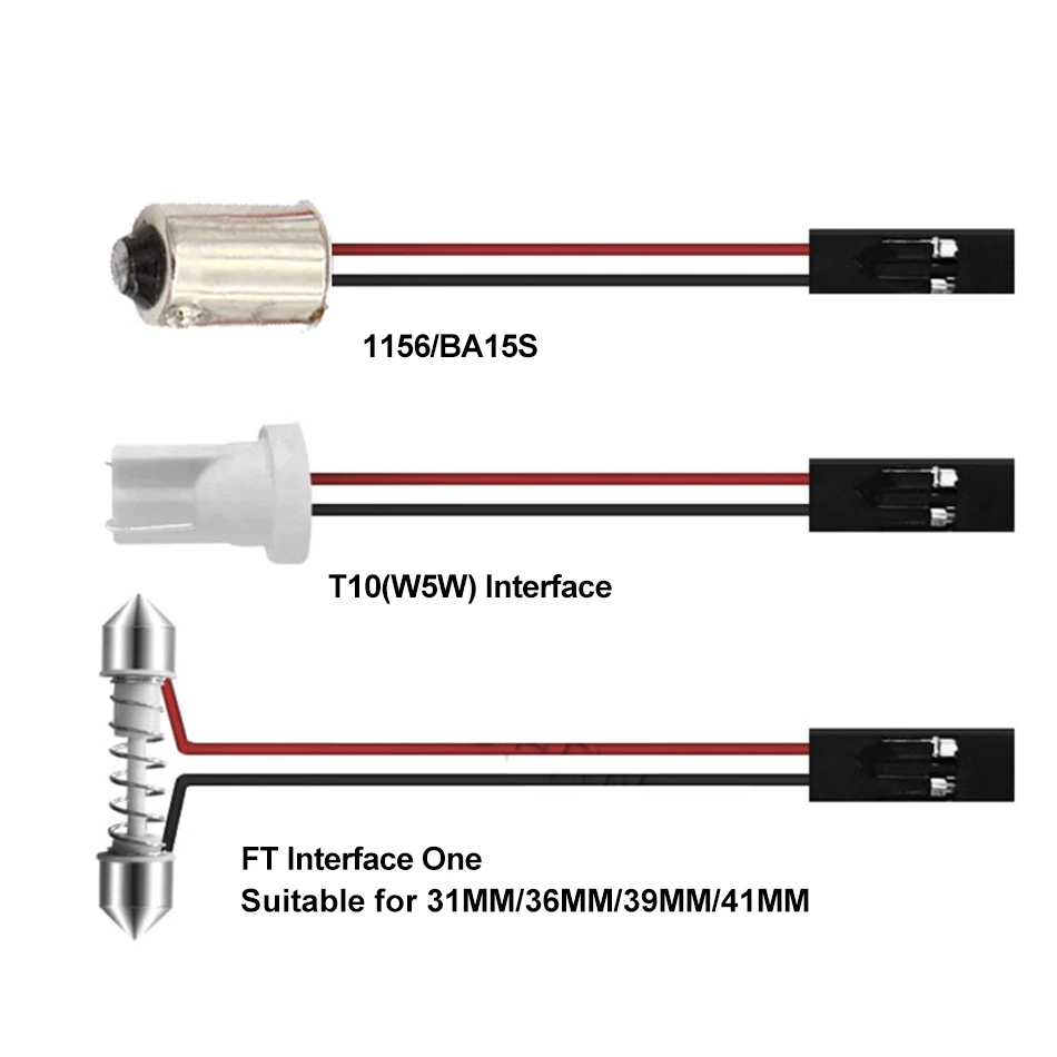 10 PCS Festoon T10 12 48 SMD BA9S 3Adapter Car LED Vehicle Panel Lamps Auto Interior Reading Lamp Dome Lights Bulb 12V | Автомобили и
