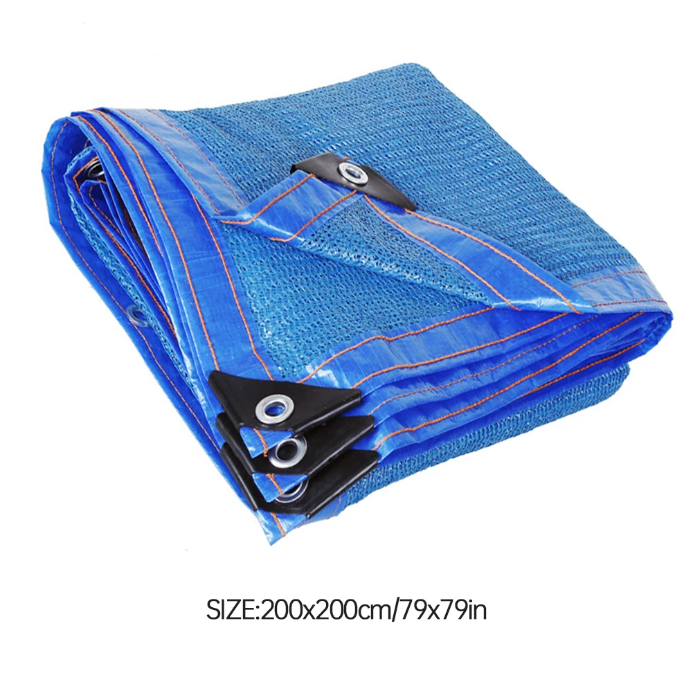 

Sun Shelter Sunshade Protection Shade Sail Awning Camping Shade Cloth Large Cloth Cover For Outdoor Canopy Garden Patio Blue