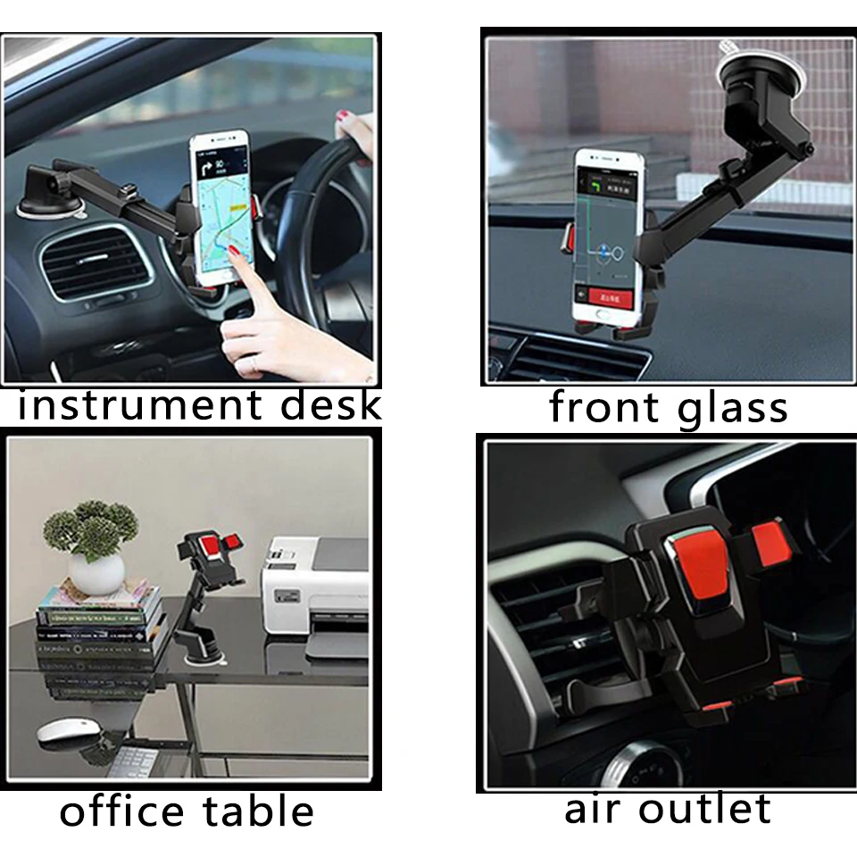 Rotation Sucker Car Mobile phone GPS navigation Holder For Chevrolet Cruze Aveo Opel Insignia Ssangyong kyron rexton Honda