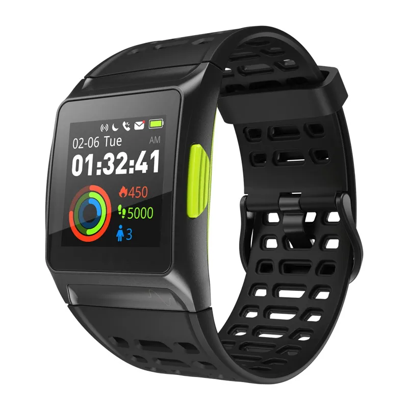 Makibes BR1 gps спортивные часы Смарт часы Bluetooth Strava Цвет Экран мультиспорт наручные Для мужчин Для женщин Фитнес Часы Smartwatch - Цвет: BLACK