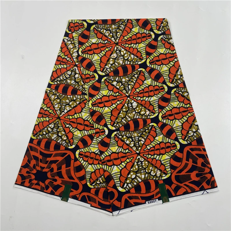 

Ankara Fabric African Real Wax Batik Print Fabric 100% Cotton 6 Yards Ghana Nigerian Loincloth Pagne Tissue For Sewing VLS-003