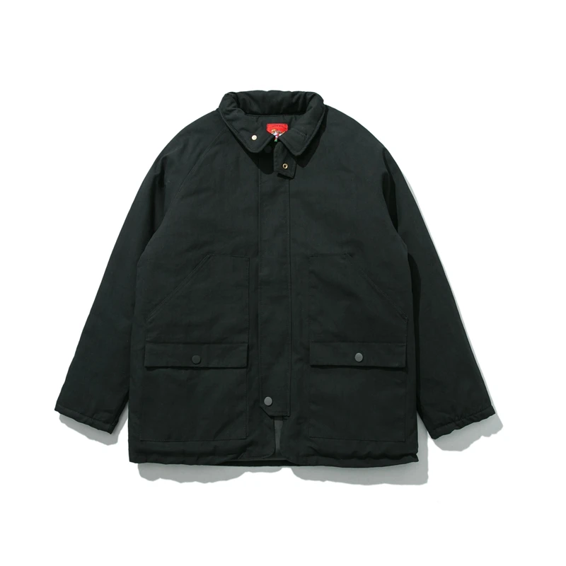 Парка мужская хлопковая Теплая стеганая куртка в японском стиле Брендовая