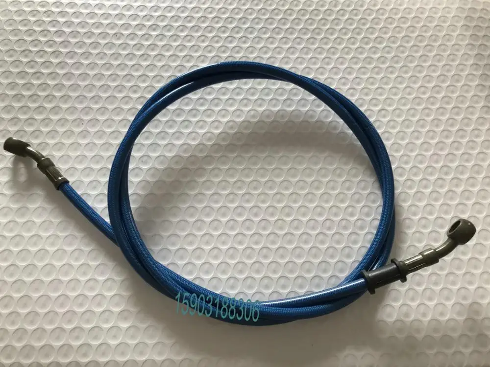 Цветной мотоциклетный шланг длина 100 см из нержавеющей стали плетеный ПВХ