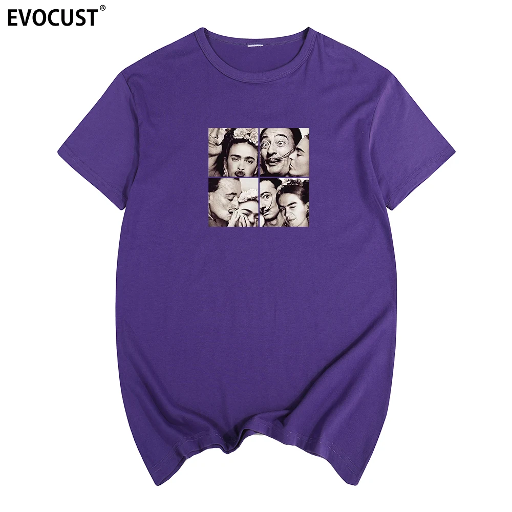 Забавная Хлопковая мужская футболка с принтом Сальвадора Дали новая Wo Men s |