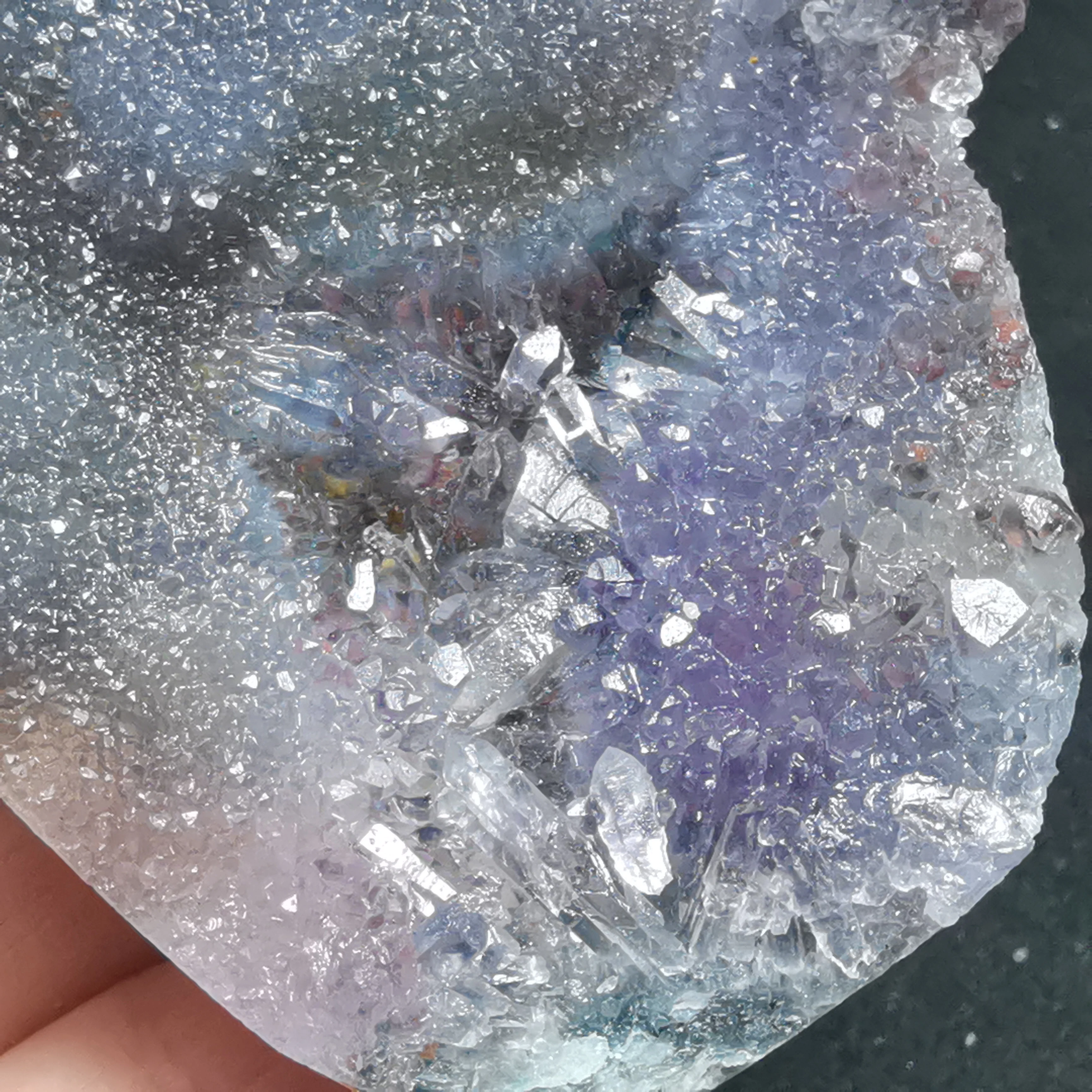 

118gRare natural love green pink purple crystal cluster healing energy quartz gem mineral sample home decoration accessories
