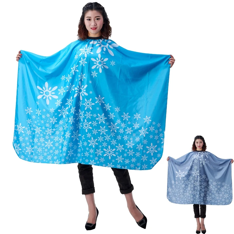 

Парикмахерская накидка для укладки волос, Парикмахерская для стрижки волос для взрослых, Парикмахерская, тканевая с цветочным дизайном