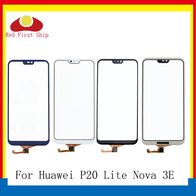 10 шт./партия сенсорный экран для huawei P20 Lite сенсорная панель дигитайзер переднее