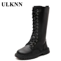 over the knee boots for girls winter boots for children high martin boots kids zip pu leather rubber shoes snow shoes infants