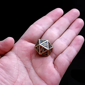 1 шт. забавные металлические кости Kirsite, стандартные 204 градиентные аксессуары для настольных игр