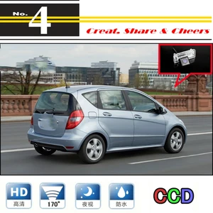 Для Mercedes Benz MB A160 A180 A200 A150 A170 Автомобильная камера высокого качества камера заднего вида для PAL  NTSC для использованияCCD + RCA