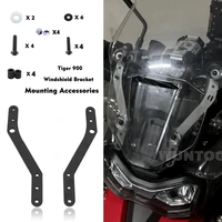 motorcycle accessories for tiger 850 tiger 900 2019 2021 windshield adjustment bracket windshield support adjuster extension