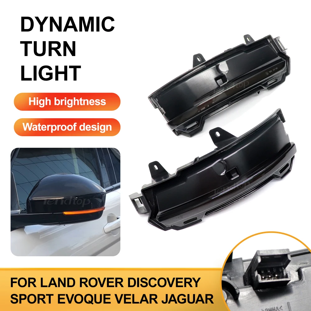 

Динамический светильник с указателем поворота для Land Rover Discovery Sport Range Rover Velar Evoque 2014 2015-2019 для Jaguar F-Pace E-Pace