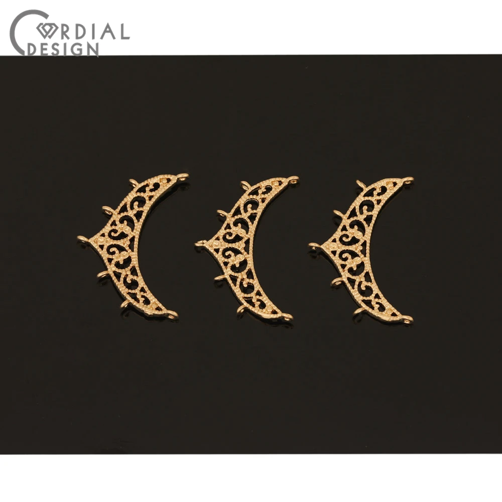 

Cordial Design 50Pcs 17*25MM Jewelry Accessories/Copper/DIY Making/Earring Findings/Charms/Hand Made/Connectors For Necklace