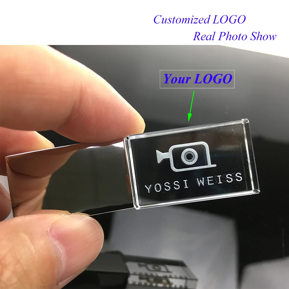 Кристалл с логотипом заказчика USB флэш накопитель 3 0 8 ГБ 16 32 64 деревянной