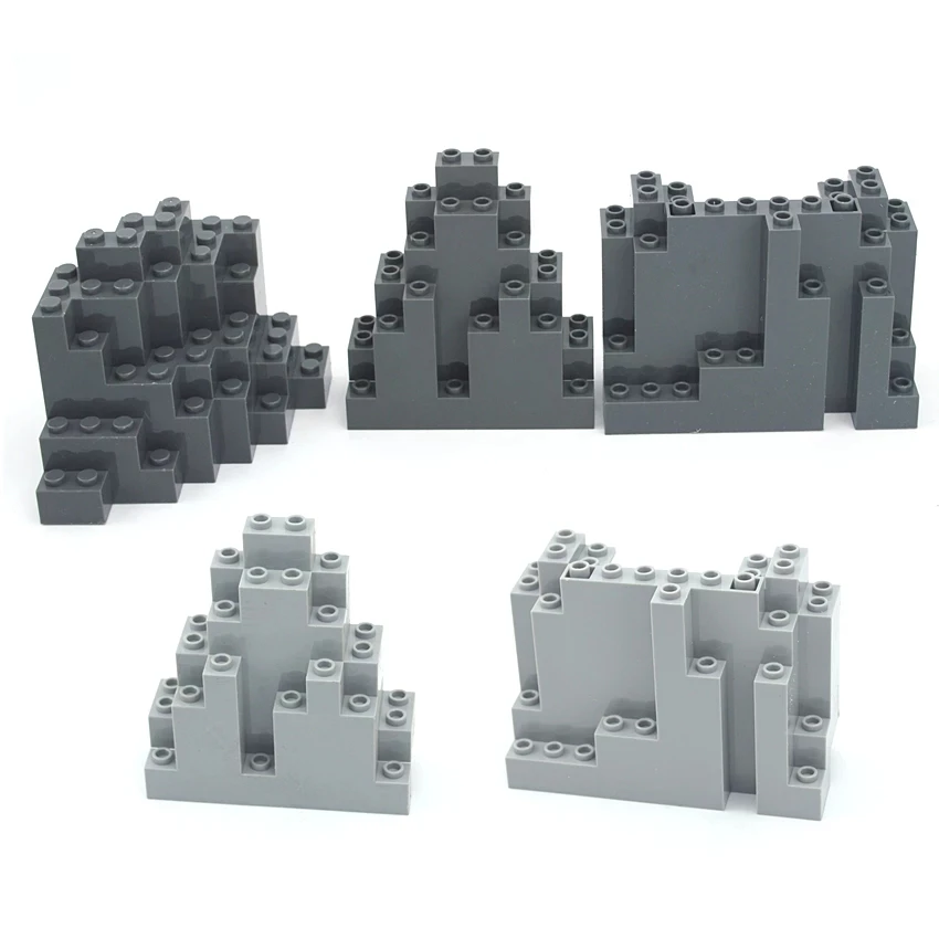Locking creative Blocks MOC Parts Plant Tree Leaf Flower Rockery Building Block Coconut Leaves 30176 3741 32607 For Friend | Игрушки и