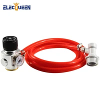 516 gas line assemblyball lock disconnect co2 injection system 0 90 psi co2 gas regulator for soda tank corny keg dispenser