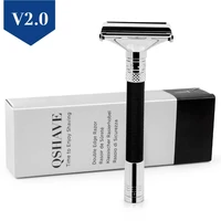 qshave new design luxurious parthenon v2 0 razor butterfly open adjustable safety classic for superb mens shaving razor barber