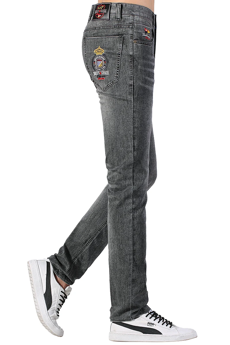 

2020 Summer Thin Stretch Loose Men Jeans Embroidery Straight Casual Fashion Jeans men Soften Cotton мђжские джинс big size 42