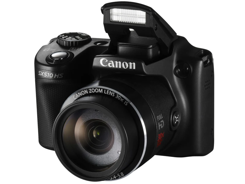 

USED CANON Digital CAMERA POWER_SHOT SX510 HS 12.1MP WIFI IS 30x Optical Zoom + 8GB Memory Card