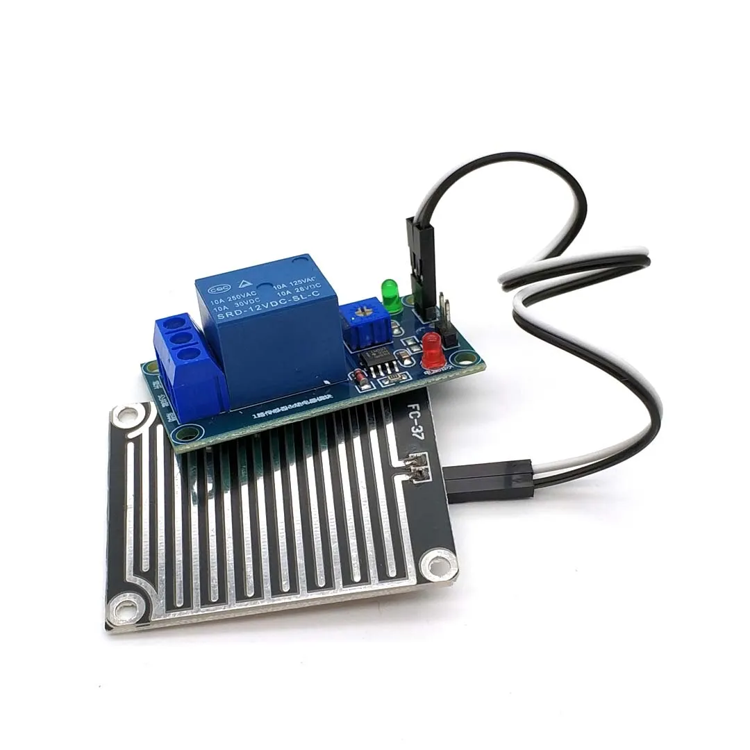 Модуль контроллера капли дождя релейный модуль датчика для фолиевой влаги Arduino