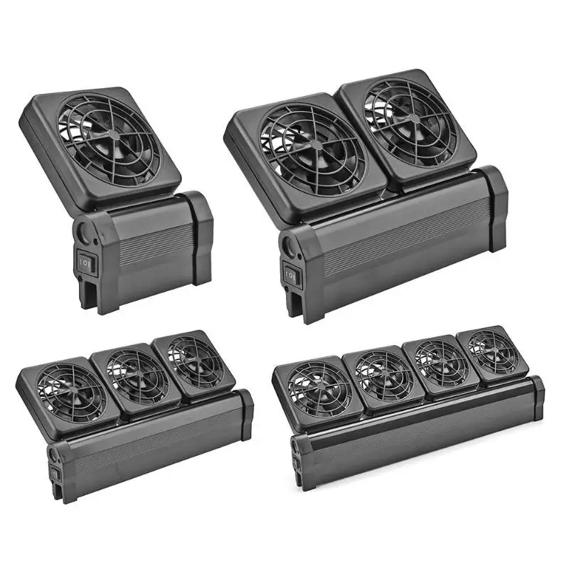 Аквариумный охлаждающий вентилятор DC12V тихий с контролем температуры