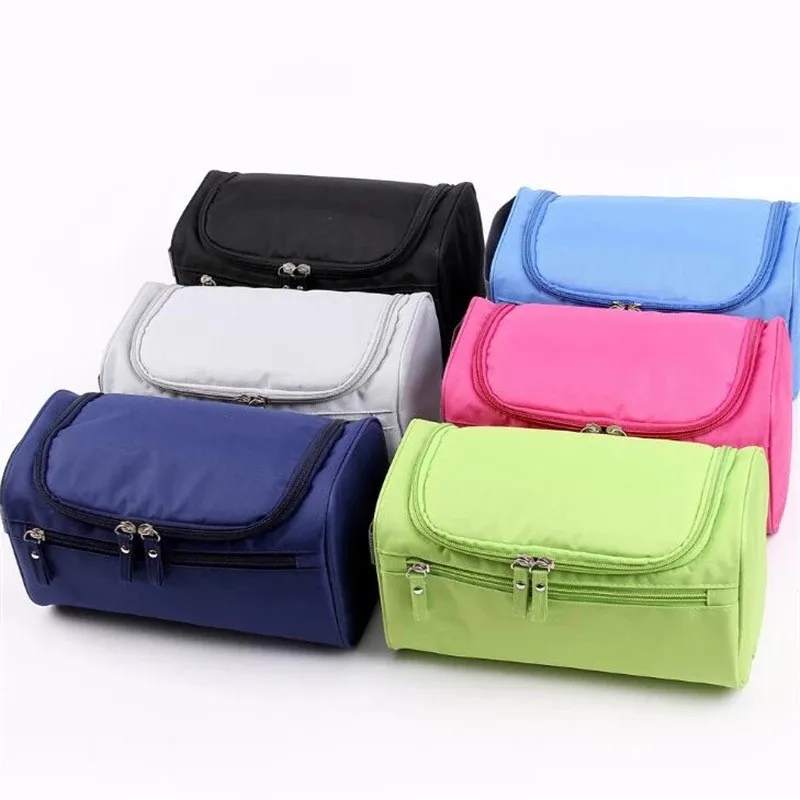 Waterproof Men Hanging Makeup Bag Nylon Travel Organizer Cosmetic Bag For Women Necessaries Make Up Case Wash Toiletry Bag
