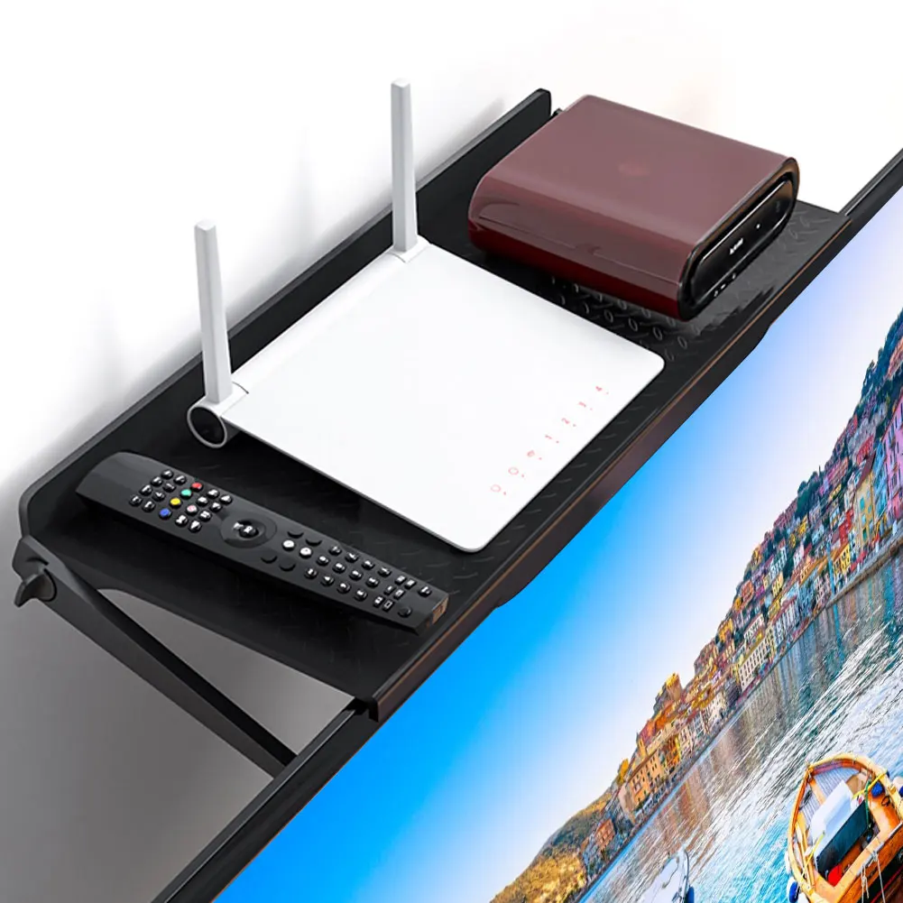 

Computer Monitor Rack Plastic Lcd Tv Top Screen Bracket Universal Storage For Rack Computer Screen Shelf Tools