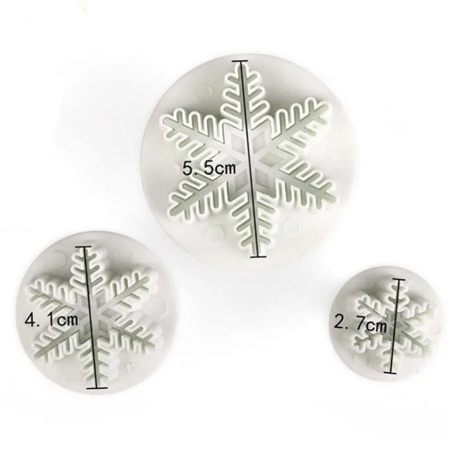 Transhome рождественские ножи для печенья формы тортов и 3 шт. Снежинка Форма