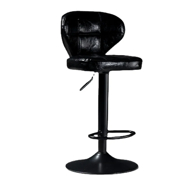 

Nordic Luxury Bar Stools Household High Chair Back Simple High Chair Bar Stool Dining Chairs Fauteuil Bar Home Decor BC50YZ