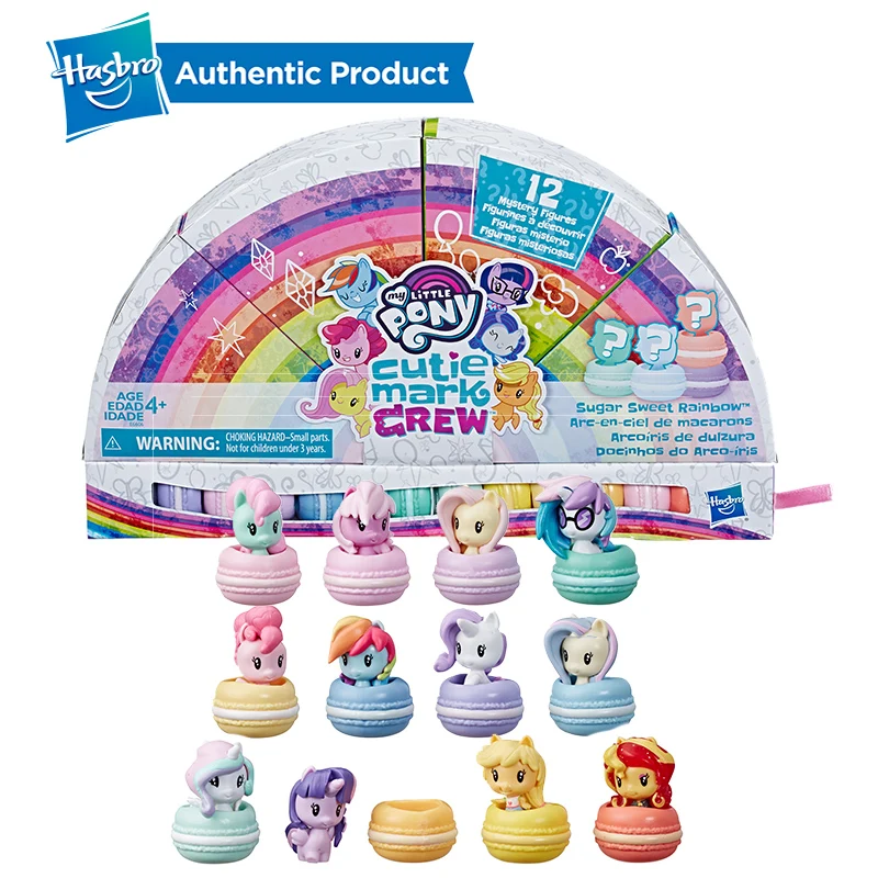 Hasbro My Little Pony игрушка милашка Марк Crew сахар Сладкая Радуга коллекция пакет Mlp сахар Сладкая Радуга коллекция
