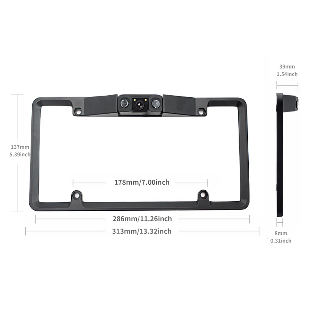Автомобильная камера заднего вида для номерного знака водонепроницаемая рамка