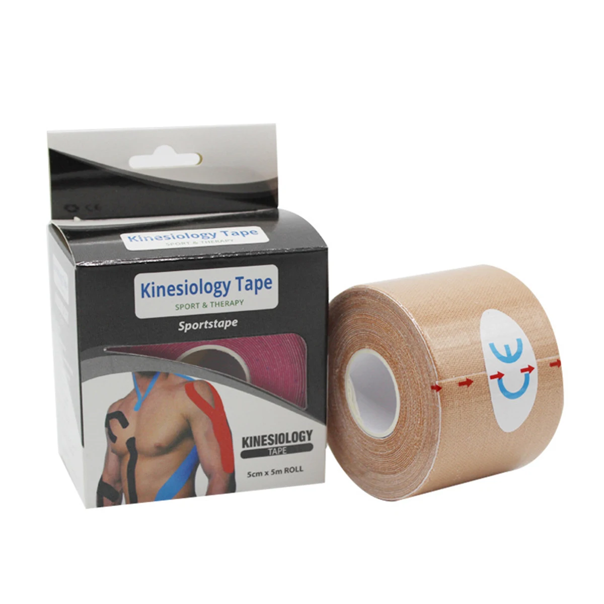 

5M Elastic Breathable Bandage Waterproof Self Adhesive Cotton Protection Bandage Wrap for Sports Wrist Sprains Pain Care Tape
