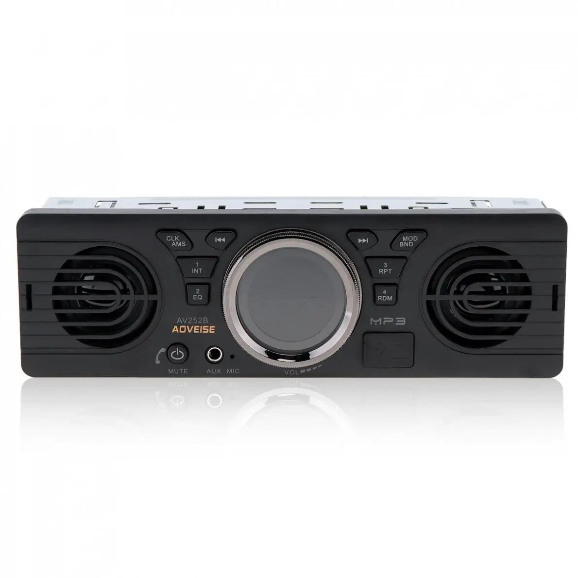 Автомобильный mp3 плеер AOVEISE AV252B 12 в два рога стерео аудио FM /MINI USB / AUX|Автомобильные