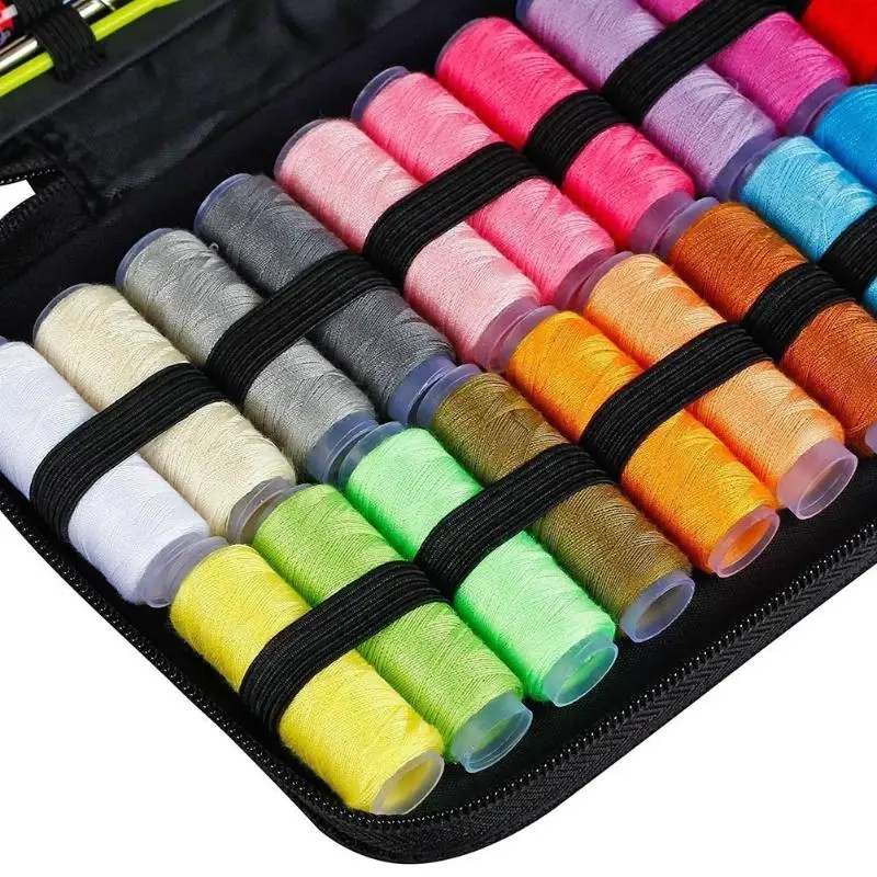 70Pcs/set Sewing Box Kit Accessories Travelling Quilting Stitching Embroidery Needle Craft Kits with Case Mom Gift | Дом и сад