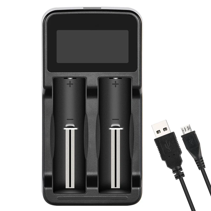 Умное зарядное устройство ЖК дисплей умное для перезаряжаемых литий ионных