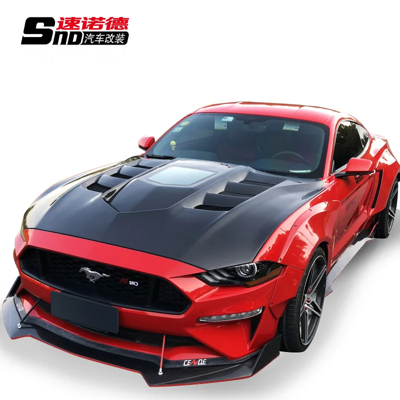 

Костюм для модифицированного колеса широкого тела Mustang, передняя лопата, хвост, большой объемный внешний вид, модифицированный комплект