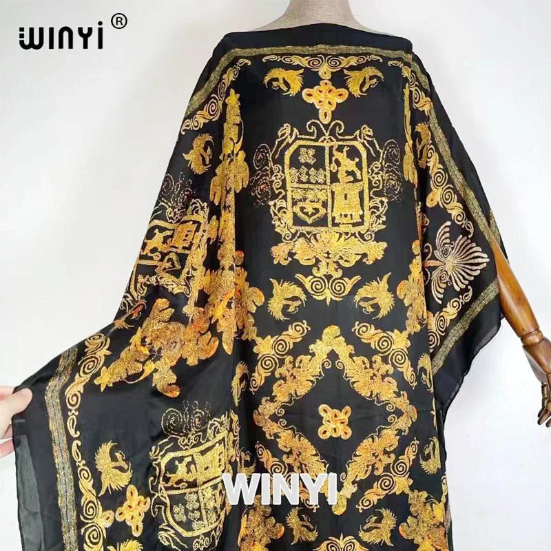 Middle East 2021 dames Boho Maxi Floral Summer long Sleeve robe foulard Holiday Beach Sundress Party evening sexy long Dress