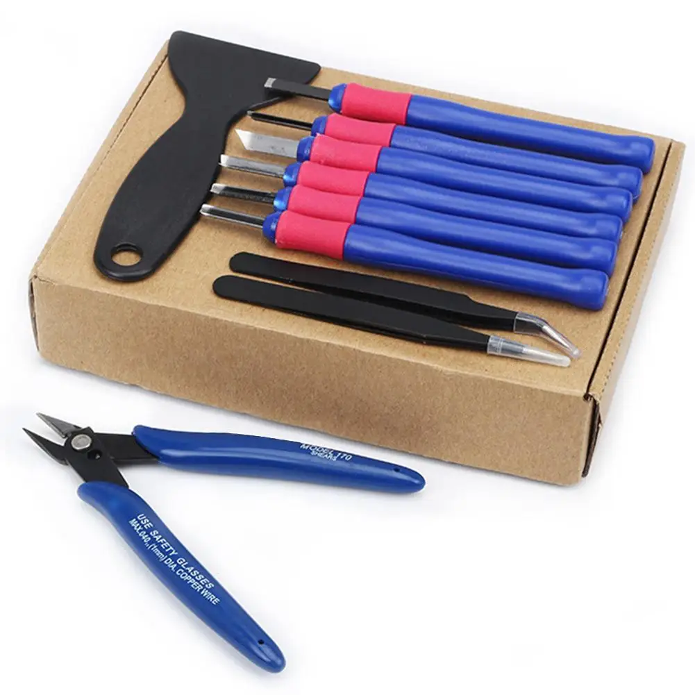 Аксессуары для 3D принтера 10 инструментов набор нож ремонта пинцет машинка