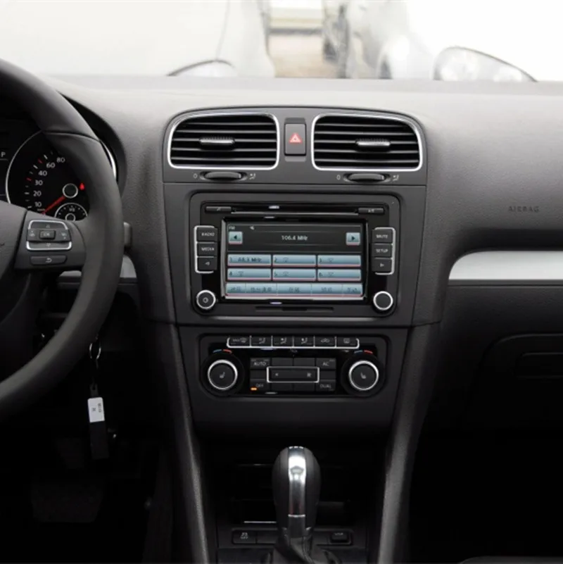OEM хромированные вентиляционные отверстия для кондиционера VW Golf 6 MK6|vw golf air vent|ac