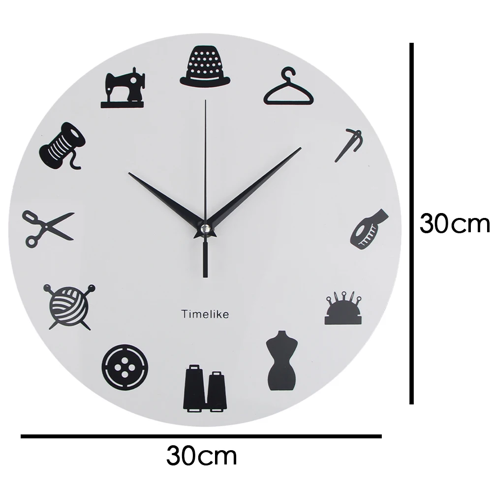 Настенные часы для одежды от портного магазина современные настенные бренда
