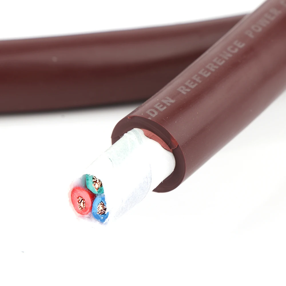 Yter Золотой справочный кабель питания hifi аудио видео источник шнур | Электроника